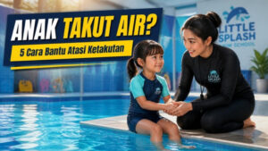 Read more about the article Anak Takut Air? 5 Cara Bantu Anak Atasi Ketakutan dalam Air