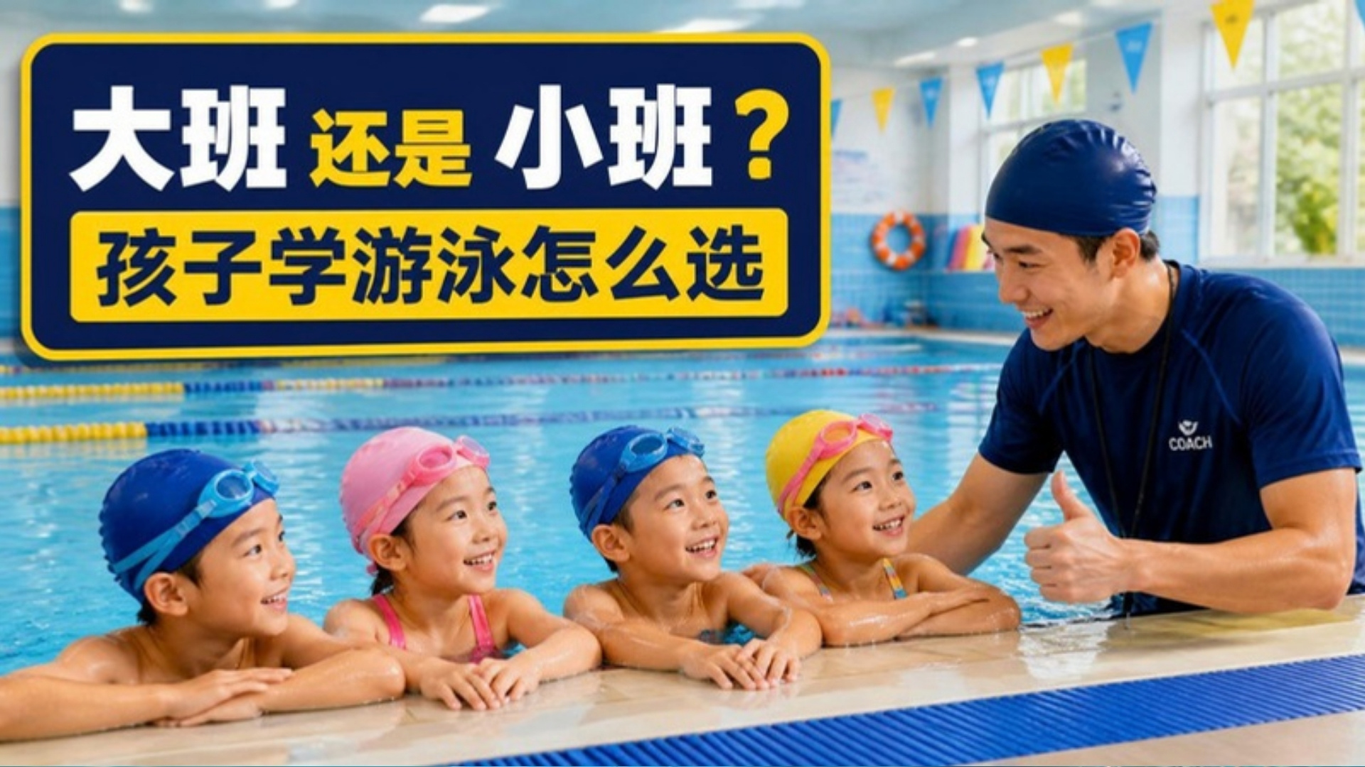 You are currently viewing 大班还是小班？孩子学游泳怎么选